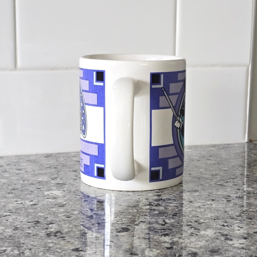 Vandor Betty Boop and Felix Deco-Dence Coffee Mug 1998 Purple Art Deco‎ Ceramic - Picture 2 of 7